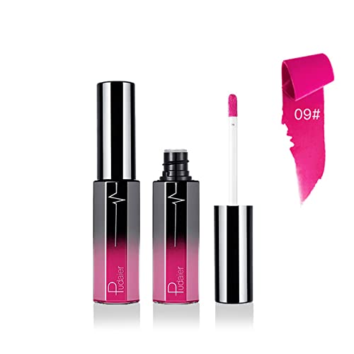 Frauen Flüssiger Lippenstift Mattes Samt Leicht Zu Färben Lipgloss Langlebig Feuchtigkeitsspendende Wasserdichte Matte Flüssige Lippenstift Make Up Make Up Set Wasserdicht von Geavonyg