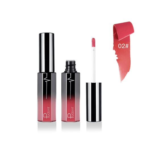 Frauen Flüssiger Lippenstift Mattes Samt Leicht Zu Färben Lipgloss Langlebig Feuchtigkeitsspendende Wasserdichte Matte Flüssige Lippenstift Make Up Make Up Set Wasserdicht von Geavonyg