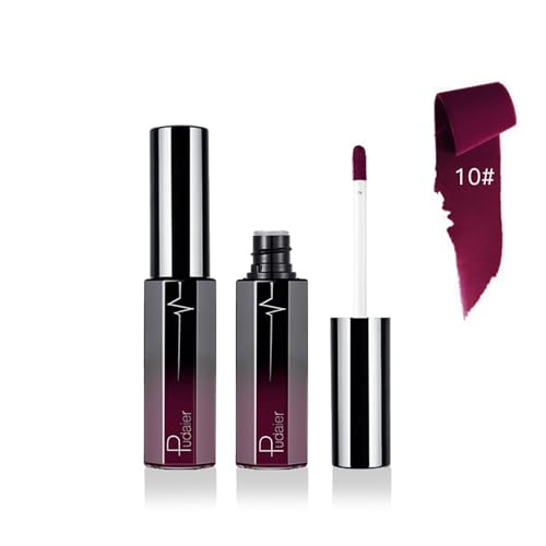 Frauen Flüssiger Lippenstift Mattes Samt Leicht Zu Färben Lipgloss Langlebig Feuchtigkeitsspendende Wasserdichte Matte Flüssige Lippenstift Make Up Make Up Set Wasserdicht von Geavonyg