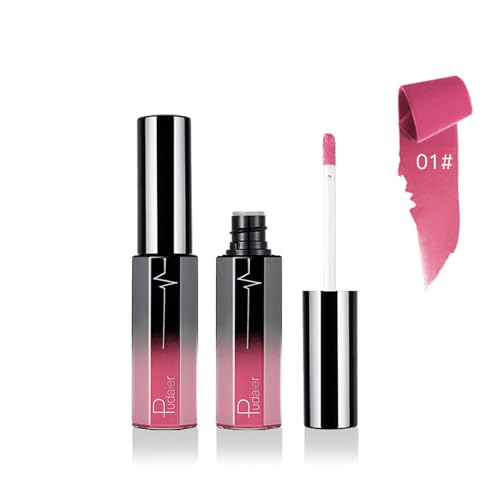 Frauen Flüssiger Lippenstift Mattes Samt Leicht Zu Färben Lipgloss Langlebig Feuchtigkeitsspendende Wasserdichte Matte Flüssige Lippenstift Make Up Make Up Set Wasserdicht von Geavonyg