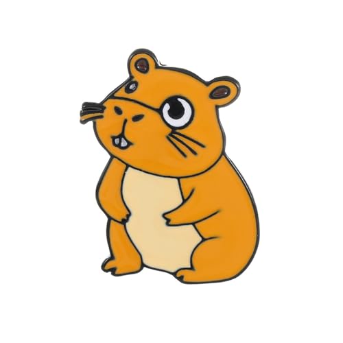 Fun Capybaras Cartoon Badge Pin Sturdy Capybaras Legierung Brosche Pin Accessoire Zum Personalisierung Ihres Zubehörs Jugendpaar Geschenk von Geavonyg