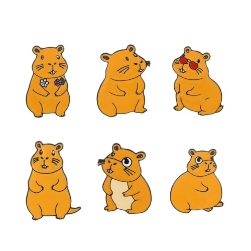 Fun Capybaras Cartoon Badge Pin Sturdy Capybaras Legierung Brosche Pin Accessoire Zum Personalisierung Ihres Zubehörs Jugendpaar Geschenk von Geavonyg