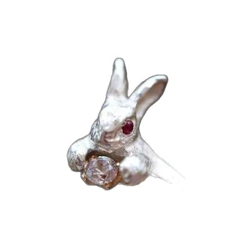 Geavonyg 1. Von Kaninchen Inspirierte Stapelbare Ringe Mit Funkelnden Kristallen Trendy Schmuck Frauen Und Mädchen Funkeln Geavonyg 1. Von Kaninchen Inspirierte Stapelbare Ringe Mit Funkelnden Kristallen Trendy Schmuck Frauen Und Mädchen Funkeln von Geavonyg