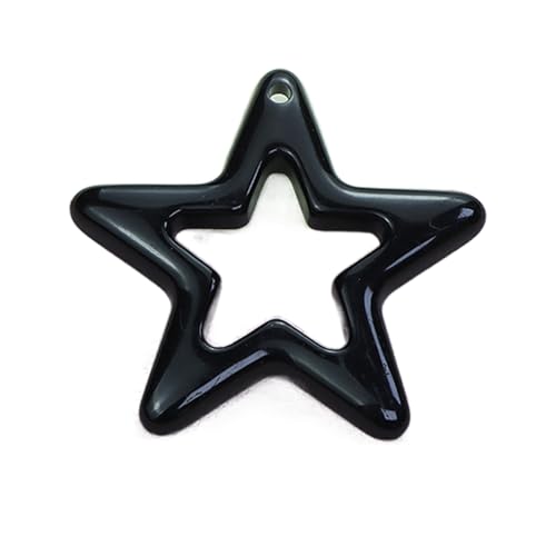 Geavonyg 10xexquisites Acrylstern Anhänger Charme Schmuckanhänger Für Armband Halskette Erstellen Erkenntnisse Accessoire Making Making von Geavonyg