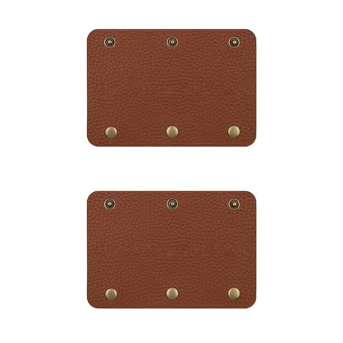 Geavonyg 2 Stück Weiche PU Leder Griffabdeckungen Für Gepäckgriff Modische Taschenverpackung Für Fachleute Frauen Business Trip Wrap von Geavonyg