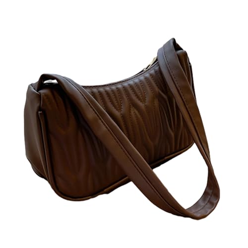 Geavonyg 2023 Neue Achselbeutel Vielseitige Mode Handtasche Umhängetaschen Für Frauen Mädchen Trendy PU Große Kapazität Achselhöhle PU Leder Schulter von Geavonyg