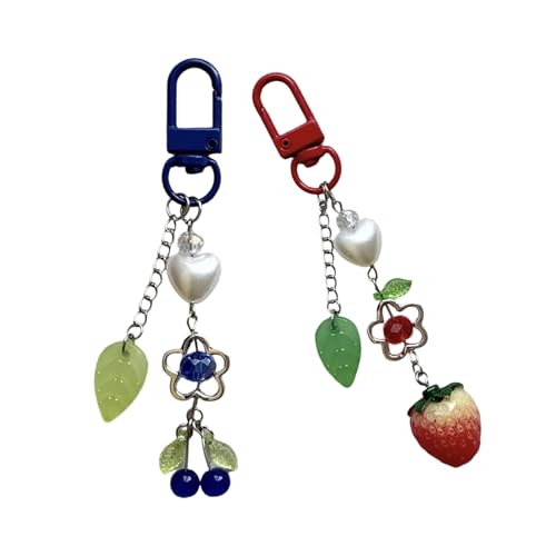 Geavonyg 2pcs Spring Blaubeer Erdbeer Telefon Charme Keychain Ornament Acryllegierung Schmuck Zubehör Für Frauen Mädchen Süße Tasche Charme Dekoration Geavonyg 2pcs Spring Blaubeer Erdbeer Telefon Charme Keychain Ornament Acryllegierung Schmuck Zubehör Für Frauen Mädchen Süße Tasche Charme Dekoration von Geavonyg