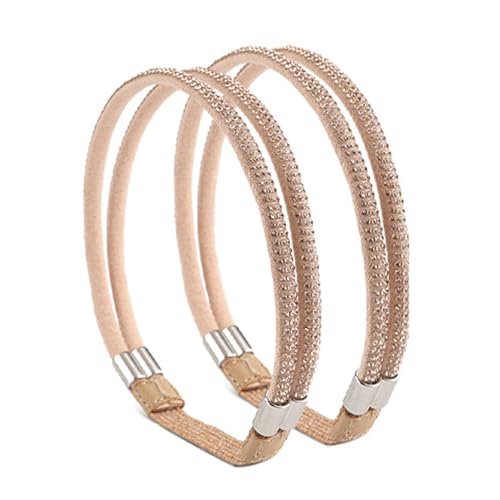 Geavonyg 2pcs Strasssteine ​​Elastische Schnürsenkel Für Frauen Mit Hoher Absatz Antislip Knöchelhalterung Mit Hohen Absätzen Abnehmbare Schuhgurte High Heel Accessoires von Geavonyg