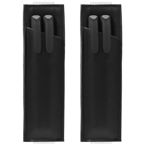 Geavonyg 2pcs Verstellbare Elastische Bandstifthalter Lederstiftbeutel Mit Leckdosen Bleistift Für Hardcover Journal Notebook Office Supplies von Geavonyg