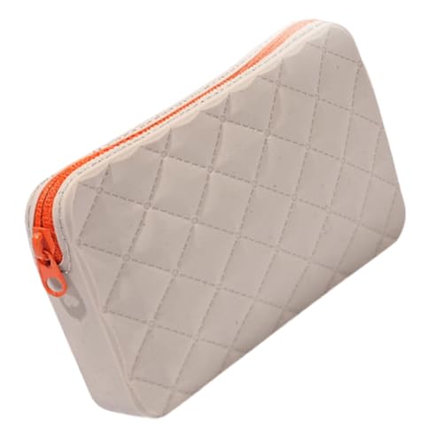 Geavonyg Ästhetische Bleistiftkoffer Silikonbeutel Make Up Tasche Große Kapazität Stift Zurück In Die Schule Vorräte Für Mädchen Silikon Ästhetik Großer Beutel von Geavonyg