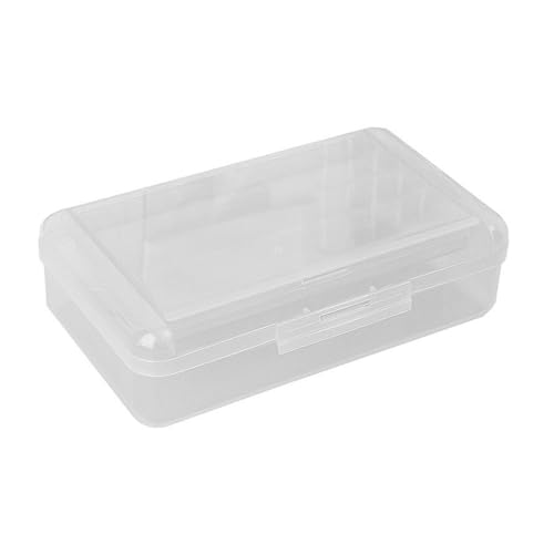 Geavonyg Bleistift Mit Großer Kapazität Bleistift Doppelschicht Klarer Stiftbox Hochkapazität Stifthülle Farbige Organisatoren Für Studentenkinder Transparent Box von Geavonyg