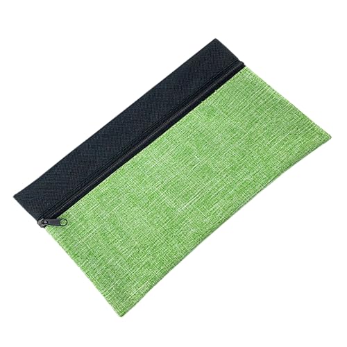 Geavonyg Bleistiftkoffer Mit Großer Kapazität 24x12 cm Polyester Stiftbeutel Tragbarer Bleistiftkoffer Kosmetikspeicher Für Schüler Schreibwerkzeug Speicher von Geavonyg