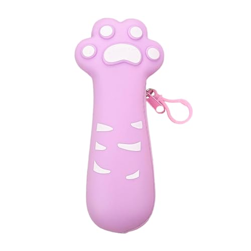 Geavonyg Cartoon Paw Bleistift Beutel Wasserdichtes Silikonbeutel Großer Kapazität Hülle Reißverschluss In Kid Boy Girl Ausrüstung Stehend von Geavonyg