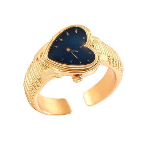 Geavonyg Einzigartige Fingerringe Geometrische Verstellbare Herzform Öffnen Stilvoller Auffälliger Fingerschmuck Für Die Tägliche Retro Liebe Geavonyg Einzigartige Fingerringe Geometrische Verstellbare Herzform Öffnen Stilvoller Auffälliger Fingerschmuck Für Die Tägliche Retro Liebe von Geavonyg