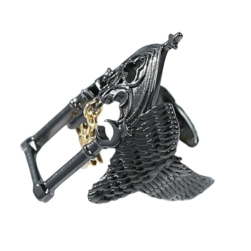 Geavonyg Einzigartige Offene Ringe Mit Komplizierten Burgen Sonnenverembierbares Fingerband Accessoire Für Party Und Hochzeits Vielseitige Schmuckpersönlichkeitsringe von Geavonyg