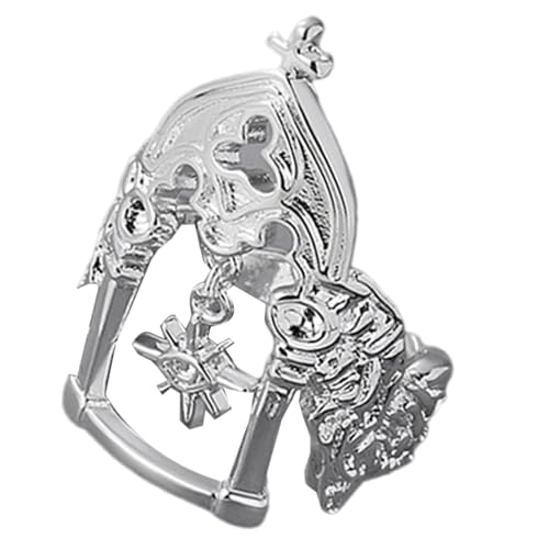 Geavonyg Einzigartige Offene Ringe Mit Komplizierten Burgen Sonnenverembierbares Fingerband Accessoire Für Party Und Hochzeits Vielseitige Schmuckpersönlichkeitsringe von Geavonyg