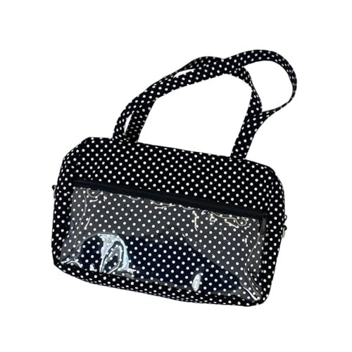 Geavonyg Frauen Achselhöhlen Tasche Mode Ladies Umhängetasche Dot Design Achselbaus Für Partytäglicher Pendelverkehr Und Transparente Handtasche Auf Dem Campus von Geavonyg