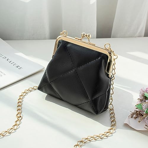 Geavonyg Frauen Kleine Messengerbeutel Mädchen PU Leder Schulter Süßes Lippenstift Make Up Weibliche Crossbody Coin Handtasche Frauen PU Leder Schulter Messenger Münze Crossbody von Geavonyg
