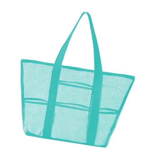 Geavonyg Gitter Strandbeutel Trend Handtasche Große Kapazität Schulter Hohles Sandspielzeug Aufbewahrung Großer Kapazität Handtasche Sand Grid Schulterpicknick Geavonyg Gitter Strandbeutel Trend Handtasche Große Kapazität Schulter Hohles Sandspielzeug Aufbewahrung Großer Kapazität Handtasche Sand Grid Schulterpicknick von Geavonyg