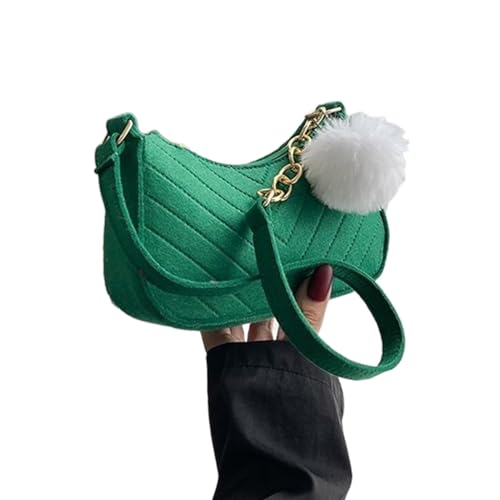 Geavonyg Mode Umhängetasche Für Frauen Filzhandtasche Unterarmtaschen Verleihen Ihrem Aussehen Dauerhaft Und Leicht Zu Kombinieren Einen Hauch Von Stil Verleihen von Geavonyg