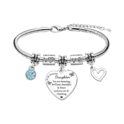 Geavonyg Modisches Perlenkettenarmband Unisex Ti Stahlschmuck Empfindliche Hautfreundliche Tägliche Verschleiß Geschenkperlen Charme Armband von Geavonyg