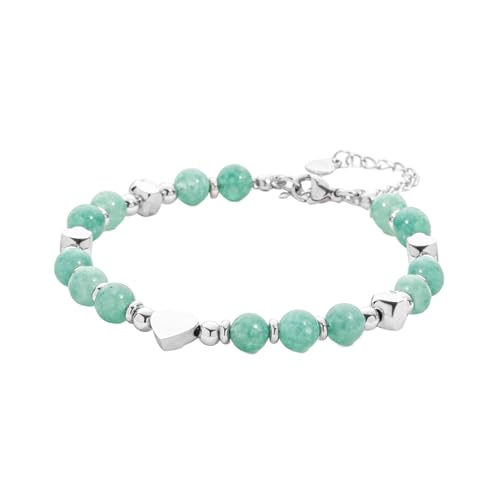 Geavonyg Naturstein Perlenarmband Handgefertigt Mit Echten Edelsteinen Verstellbarer Handgelenkschmuck Accessoire Für Frauen Männer Handgefertigt Naturstein Schmuck von Geavonyg