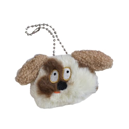 Geavonyg Niedlichkeit Hunde Brosche Weiche Plüschschmuck Hängende Anhänger Schlüsselbund Anhänger Perfekt Für Modeliebhaber Hund Hund von Geavonyg