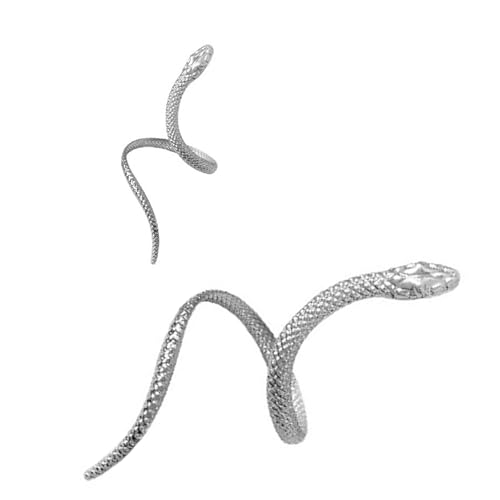 Geavonyg Schlangenarmband Und Ringe Set Auföffnen Armband von Geavonyg