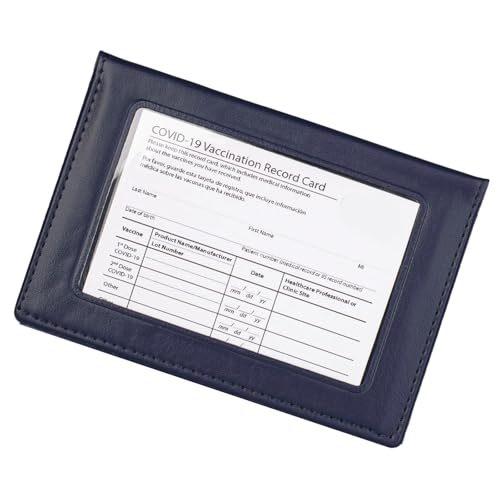 Geavonyg Slimline PVC Passports Cover Feature Clear Fenster Und Multi Card Speicher Für Kompakte Reiselösung Pastellfarben Reisekarten Organizer von Geavonyg
