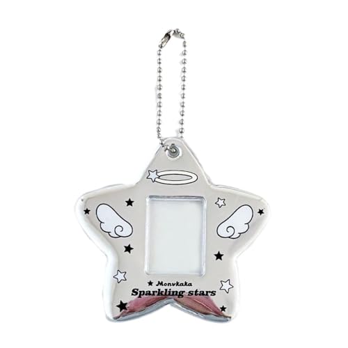 Geavonyg Soft PVC Star Card Sleeve Praktische Foto Aufbewahrungskoffer Dekorativ Für Studenten Und Profis Sammlung Angel Star Sleeve von Geavonyg