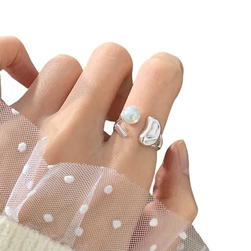 Geavonyg Stilvolle Unregelmäßige Offene Ringe Für Frauen Verstellbare Fit Öffnungsringe Party Schmuck Mode Finger Accessoires Branch Wrap von Geavonyg