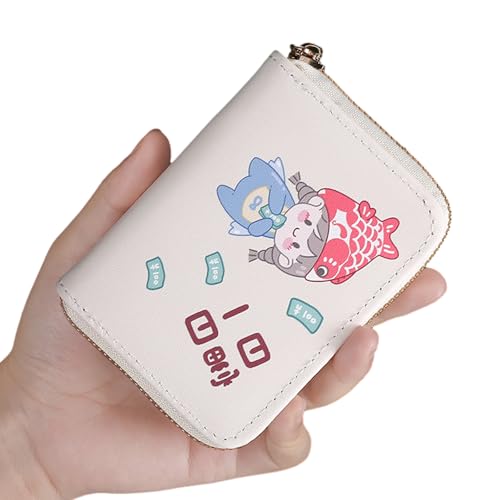 Geavonyg Stylische Brieftasche Mit Mehreren Kartenschlitzen Und Reißverschluss Geldbeutel Perfekt Für Reisen Und Tägliche Nutzungskartenhalter Brieftasche Für Frauen von Geavonyg