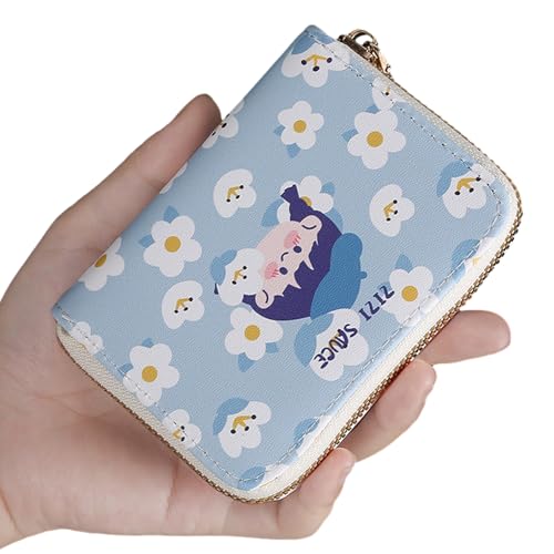 Geavonyg Stylische Brieftasche Mit Mehreren Kartenschlitzen Und Reißverschluss Geldbeutel Perfekt Für Reisen Und Tägliche Nutzungskartenhalter Brieftasche Für Frauen von Geavonyg