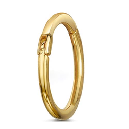 Geavonyg Stylish Alloy Chain Septum Piercing Ohrringe Für Frauen Gold/Stahl Farbe Tragus Rook Ohrohrschmuck Für Tägliche Verschleißdaten Alltag Party Engagement Schmuck von Geavonyg