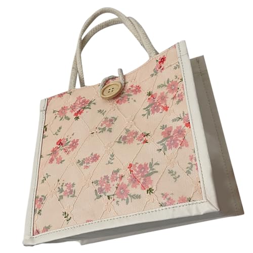 Geavonyg Süße Blumenstoff Tasche Handtasche Für Japanisch Inspirierte Modezubehör Für Lehrbücher Und Kisten Multifunktionale Accessoire Beutel Geavonyg Süße Blumenstoff Tasche Handtasche Für Japanisch Inspirierte Modezubehör Für Lehrbücher Und Kisten Multifunktionale Accessoire Beutel von Geavonyg