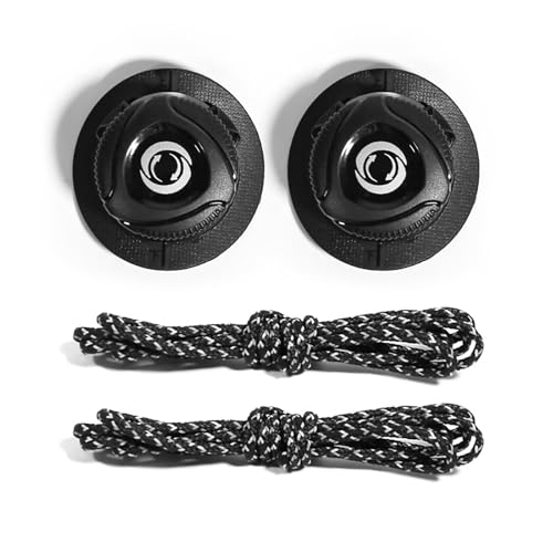 Geavonyg Universals Schnelle Automatische Schnallen Seil Verstellbare Erwachsene Kinder Sneaker Schnürsenkel Schnelldeting Schuhzubehör Shoelace Drehen Automatische Schnallen von Geavonyg