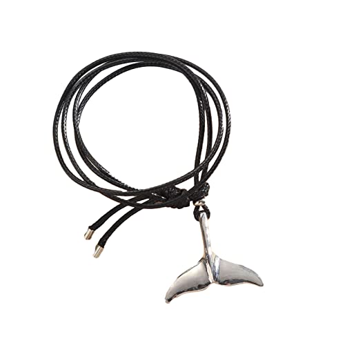 Haifischschwanz Anhänger Armband Doppelschicht Gewachter Gewinde Verstellbarer Charme Geburtstagsgeschenk Für Frauen Männer Verstellbares Charmearmband Einzigartiger Design Schmuck Schmuck von Geavonyg