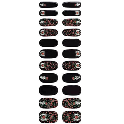 Halbhärtete Gele Nails Strips Halloween Aufkleber Polieren Polizi von Geavonyg
