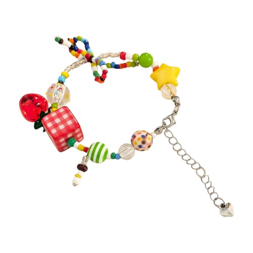 Handgefertigtes Farbperlenarmband Mit Bowknot Detail Bequem Und Robust Für Den Täglichen Gebrauch Oder Besondere Anlässe Tragen Geburtstagsgeschenkschmuck von Geavonyg