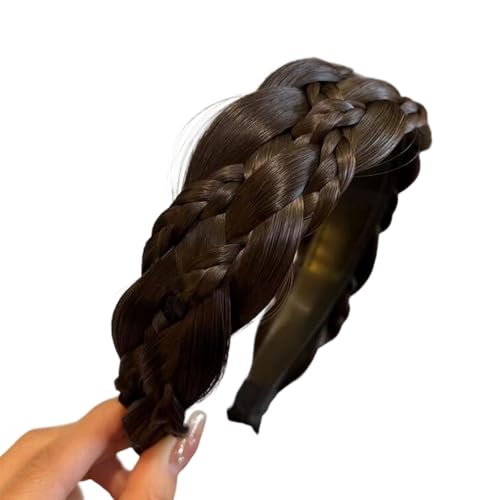 Hitzebeständige Ballaststoffe Verdrehte Geflecht Haarkand 7 Stränge Zöpfe Erweiterung Natürliches Haarstück Für Frauen Lässig Und Party Tragen Bequeme Griffhaarerweiterung von Geavonyg