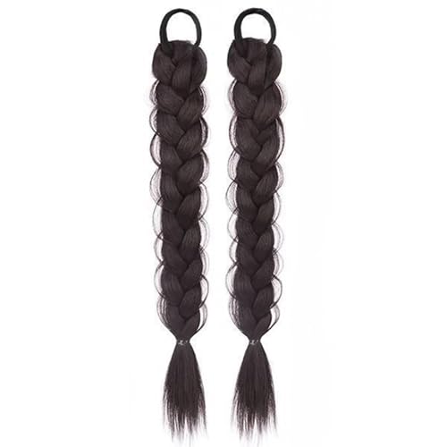 Hitzebeständige Geflecht Haarteil Ponytailerweiterung Für Frauen Natürliche Aussehen Tägliche Und Besondere Anlässe Zöpfe Haarband Schnelle Frisuren von Geavonyg