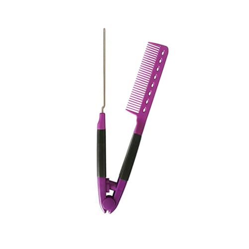 Home Styling Haarglättung Kamm Mit V Form Straight Combs Mode Der Für Frauen Schnell Gebrauchen V Förmige Glättung von Geavonyg