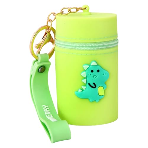 Kompaktes Silikon Lippenstifthalter Mit Keyring Cartoon Schlüsselbeutel Modern von Geavonyg