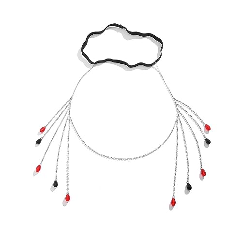 Kristallbeinketten Oberschenkelkette Quasten Body Beach Körperketten Schmuck Für Rave Party Oberschenkel Schmuck Für Frauen von Geavonyg