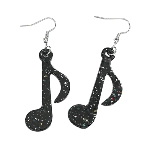 Leichte Acrylmusikalische Note Geformte Hangle Ohrringe Trendige Ohrstolme Für Frauen Mädchen Handgefertigte Ohrzubehör Acrylstollen von Geavonyg