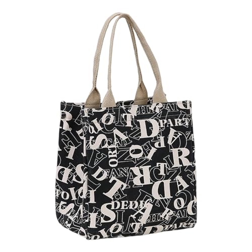 Leinwand Getötete Tasche Mit Innerer Für Frauen Mädchen Einkaufsbeutel Zum Einkaufsbund Einkaufsgymarten Arbeitsferien Lunchtzuticht Leinwand Getötete Tasche Mit Innerer Für Frauen Mädchen Einkaufsbeutel Zum Einkaufsbund Einkaufsgymarten Arbeitsferien Lunchtzuticht von Geavonyg