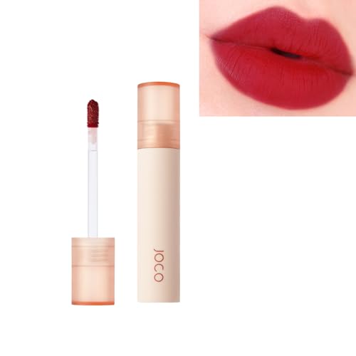 Lipgloss Samtig Wasserdichtes Langlebiger Mattem Lippenstift Mit Mattem Mit Pigmentierter Für Frauen Was Den Ganzen Tag Lang Dauerhaft von Geavonyg