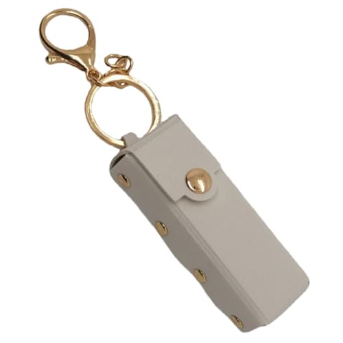 Lippenstift Organizer Keychain Lederbeutel Anhänger Für Frauen Tragbare Lipgloss Hülle Für Reise Rucksackhalter Schlüsselbund von Geavonyg