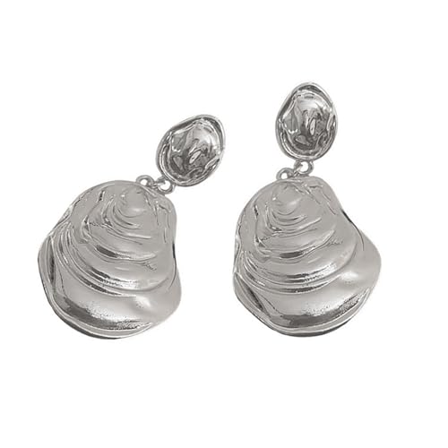 Mode Drop Ohrringe Mit Einzigartigem Geometrischem Muster Eleganter Gold/Silber Verpackungszauber Für Frauen Robust von Geavonyg