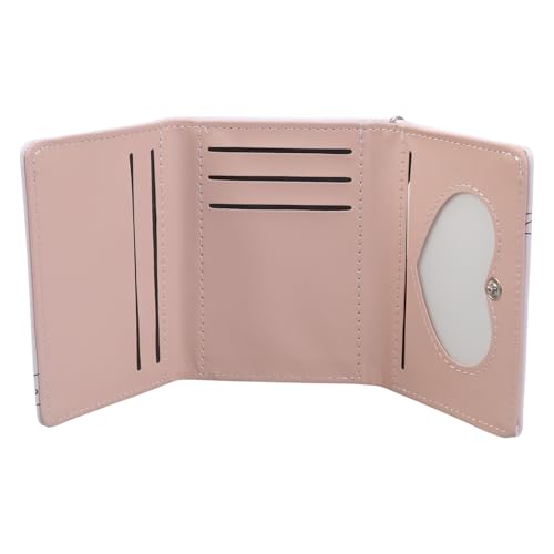 Mode Girls Bows Brieftasche Ästhetik Kartenhalter Triufold Coin Geldbörse Bargeldpockt Mit Klarem Fenster Für Frauen Mode Geldbeutel von Geavonyg